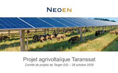 Projet agrivoltaïque Taranssat